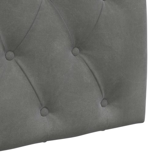  Fali Fejtámla Sötétszürke 90 x 55 x 7 cm Bársony