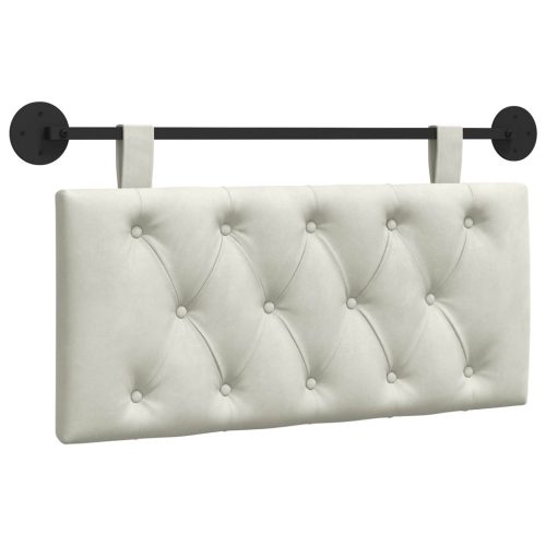  Fali Fejtámla Falra szerelhető Krém 90 x 55 x 7 cm Bársony