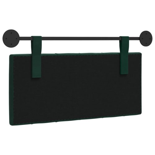  Fali Fejtámla Sötétzöld 100 x 55 x 7 cm Bársony