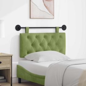  Fali Fejtámla Világos zöld 100 x 55 x 7 cm Bársony