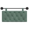  Fali Fejtámla Tengeri Zöld 100 x 55 x 7 cm Bársony