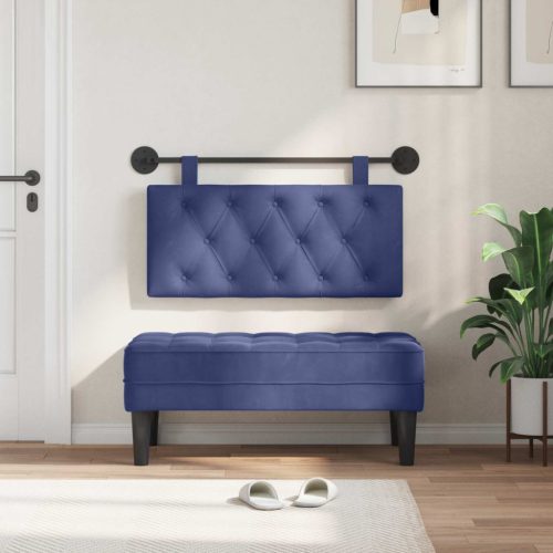  Fali Fejtámla Rendőrségi kék 100 x 55 x 7 cm Bársony