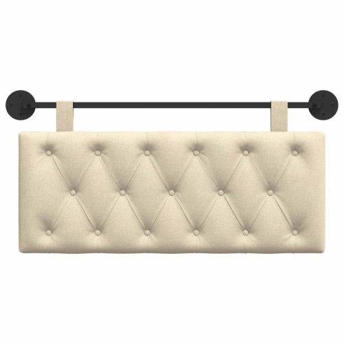  Fali Fejtámla Falra szerelhető Krém 110 x 55 x 7 cm szövet