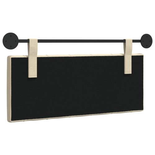  Fali Fejtámla Falra szerelhető Krém 110 x 55 x 7 cm szövet