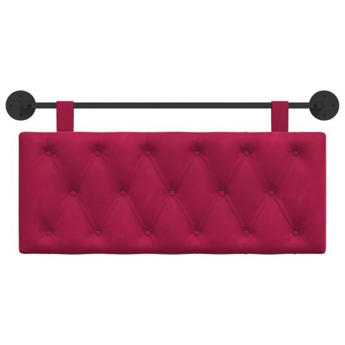  Fali Fejtámla Falra szerelhető Bordó 110 x 55 x 7 cm Bársony