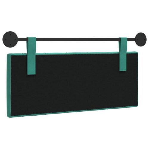  Fali Fejtámla Falra szerelhető Türkiz 110 x 55 x 7 cm Bársony