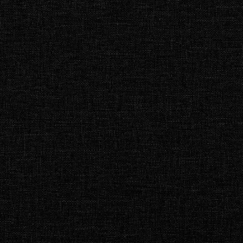  Fali Fejtámla Falra szerelhető Fekete 130 x 55 x 7 cm szövet