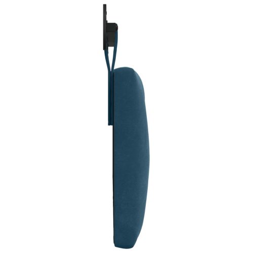  Fali Fejtámla Falra szerelhető Kék 130 x 55 x 7 cm Bársony