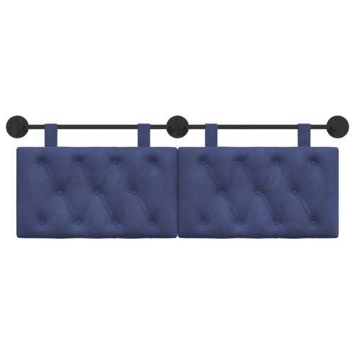  Fali Fejtámla Rendőrségi kék 130 x 55 x 7 cm Bársony