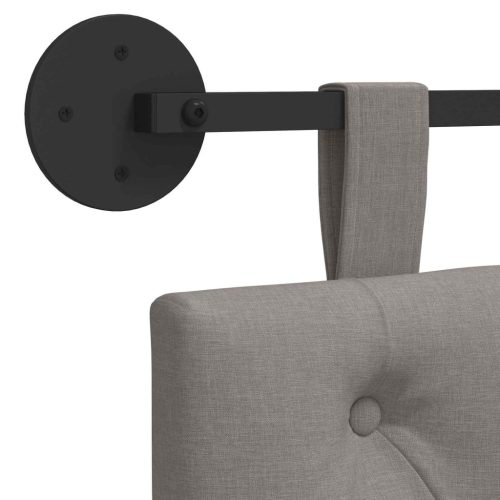  Fali Fejtámla Falra szerelhető Tópszínű 150 x 55 x 7 cm szövet