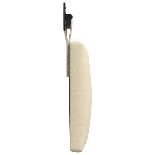  Fali Fejtámla Falra szerelhető Krém 150 x 55 x 7 cm szövet