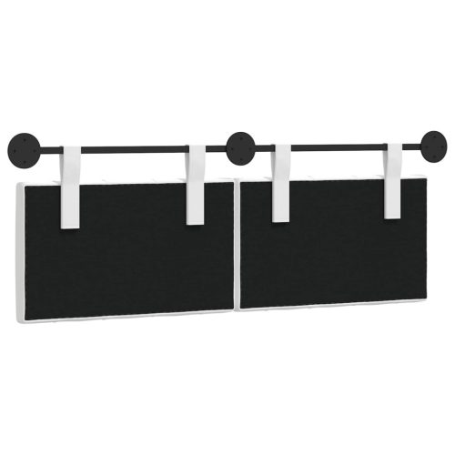  Fali Fejtámla Falra szerelhető Fehér 150 x 55 x 7 cm szövet