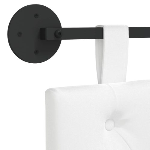  Fali Fejtámla Falra szerelhető Fehér 150 x 55 x 7 cm szövet