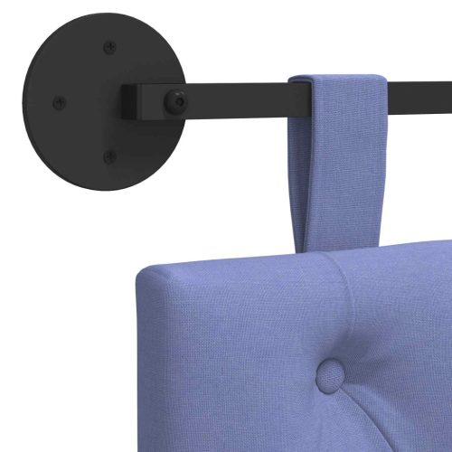  Fali Fejtámla Falra szerelhető Farmerkék 150 x 55 x 7 cm szövet