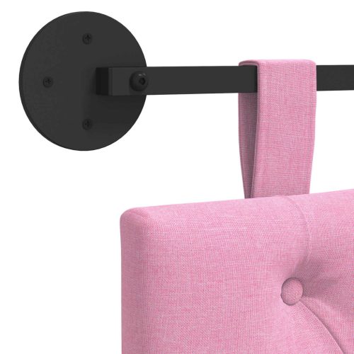  Fali Fejtámla Falra szerelhető Rózsaszín 170 x 55 x 7 cm szövet