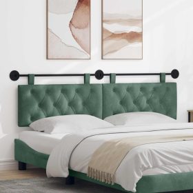  Fali Fejtámla Tengeri Zöld 170 x 55 x 7 cm Bársony