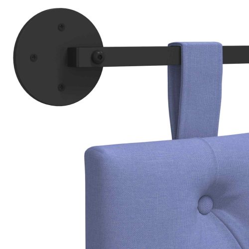  Fali Fejtámla Falra szerelhető Farmerkék 190 x 55 x 7 cm szövet