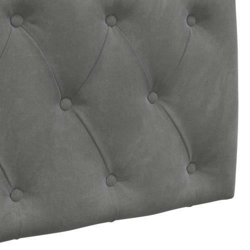  Fali Fejtámla Sötétszürke 210 x 55 x 7 cm Bársony