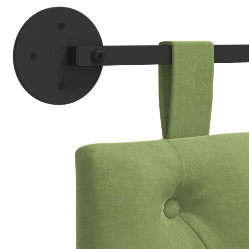  Fali Fejtámla Világos zöld 210 x 55 x 7 cm Bársony