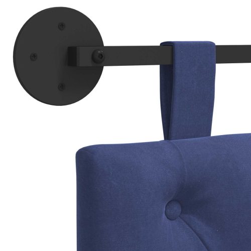  Fali Fejtámla Rendőrségi kék 210 x 55 x 7 cm Bársony