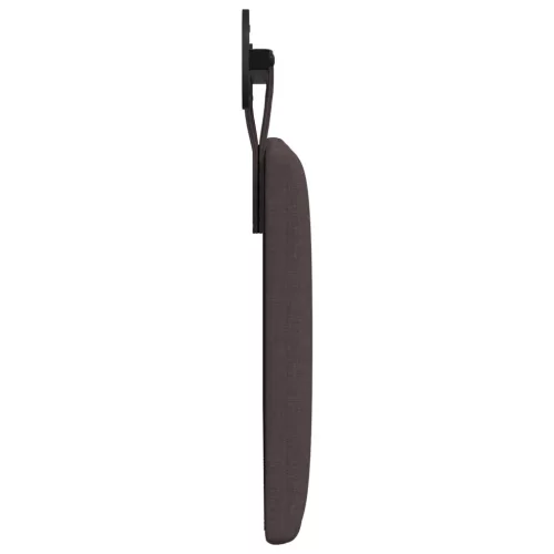  Fali Fejtámla Csíkos Sötét Barna 90 x 55 x 5 cm szövet