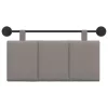  Fali Fejtámla Falra szerelhető Tópszínű 100 x 55 x 5 cm szövet