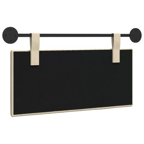  Fali Fejtámla Falra szerelhető Krém 100 x 55 x 5 cm szövet