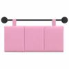  Fali Fejtámla Falra szerelhető Rózsaszín 100 x 55 x 5 cm szövet