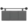  Fali Fejtámla Csíkos Sötétszürke 110 x 55 x 5 cm szövet