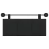  Fali Fejtámla Falra szerelhető Fekete 110 x 55 x 5 cm szövet