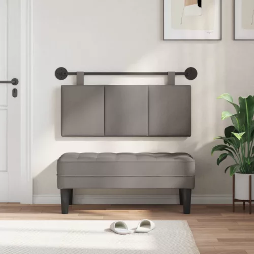  Fali Fejtámla Falra szerelhető Tópszínű 110 x 55 x 5 cm szövet