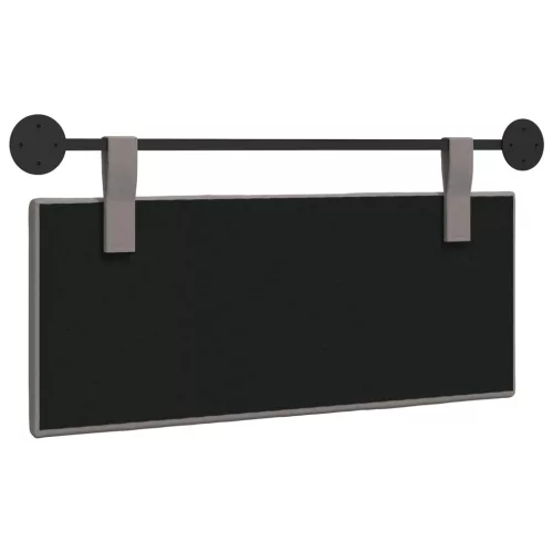  Fali Fejtámla Falra szerelhető Tópszínű 110 x 55 x 5 cm szövet