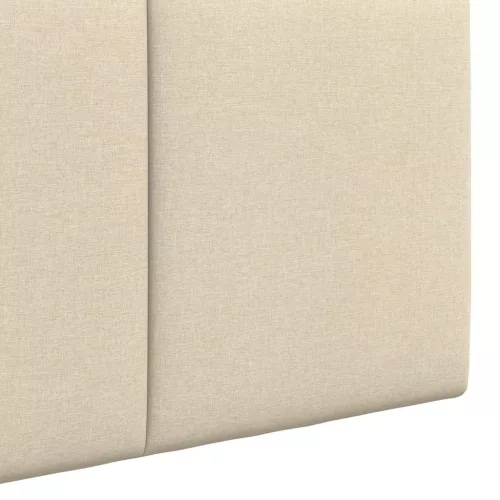  Fali Fejtámla Falra szerelhető Krém 110 x 55 x 5 cm szövet