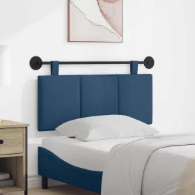    Fali Fejtámla Falra szerelhető Kék 110 x 55 x 5 cm szövet
