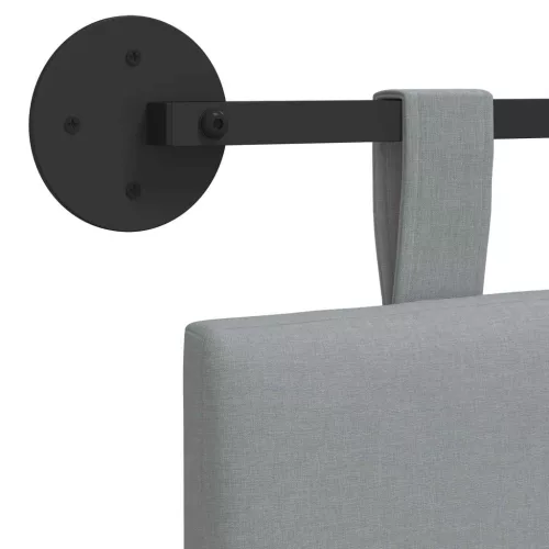  Fali Fejtámla Csíkos Világosszürke 150 x 55 x 5 cm szövet