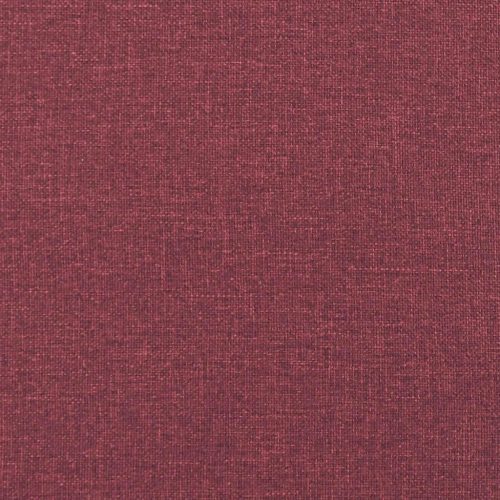  Fali Fejtámla Falra szerelhető Bordó 150 x 55 x 5 cm szövet