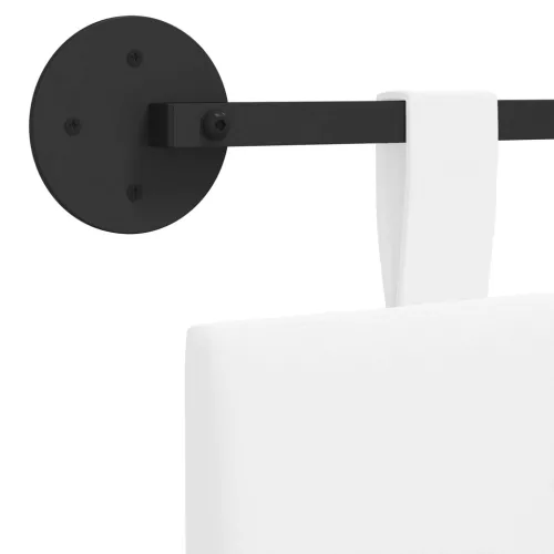  Fali Fejtámla Falra szerelhető Fehér 150 x 55 x 5 cm szövet