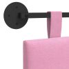  Fali Fejtámla Falra szerelhető Rózsaszín 150 x 55 x 5 cm szövet