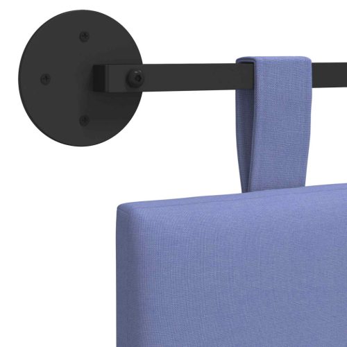  Fali Fejtámla Falra szerelhető Farmerkék 150 x 55 x 5 cm szövet