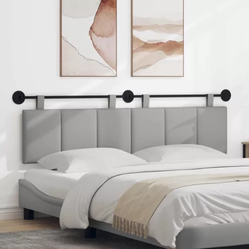  Fali Fejtámla Csíkos Felhőszürke 170 x 55 x 5 cm szövet