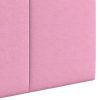  Fali Fejtámla Falra szerelhető Rózsaszín 170 x 55 x 5 cm szövet