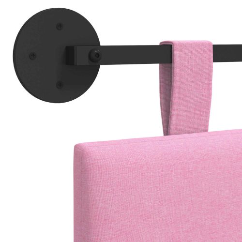  Fali Fejtámla Falra szerelhető Rózsaszín 170 x 55 x 5 cm szövet
