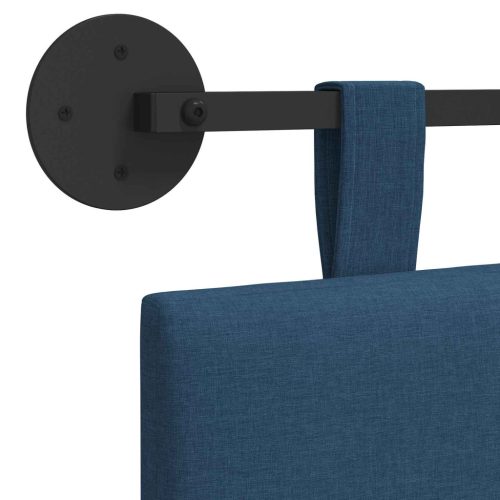  Fali Fejtámla Falra szerelhető Kék 210 x 55 x 5 cm szövet