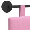  Fali Fejtámla Falra szerelhető Rózsaszín 210 x 55 x 5 cm szövet