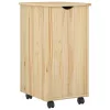  Görgős szekrény kerékkel Barna 34 x 39 x 65,5 cm Tömör fenyőfa