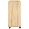  Görgős szekrény kerékkel Barna 63,5 x 39 x 79 cm Tömör fenyőfa
