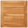  Napozóágy asztallal 2 pcs Barna 40 x 40 x 40 cm Tömör Teakfa