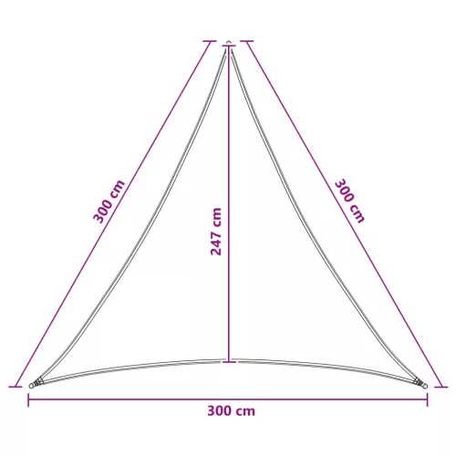  Napernyő Vászon 3 x 3 x 3 m HDPE