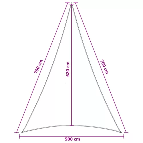  Napernyő Vászon 5 x 7 x 7 m HDPE