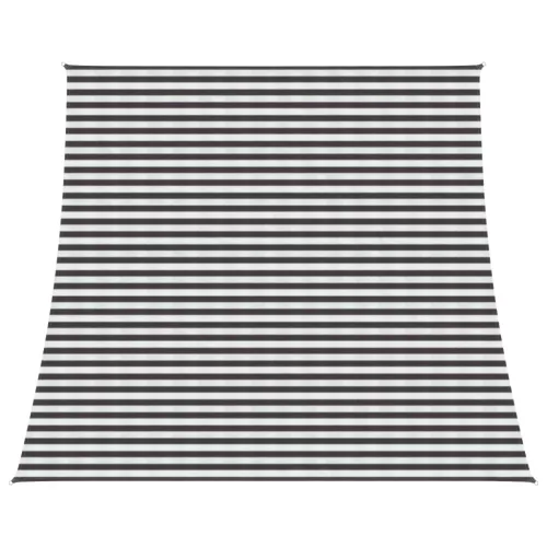  Napernyő Vászon Antracit és Fehér 4 / 5 x 4 m HDPE